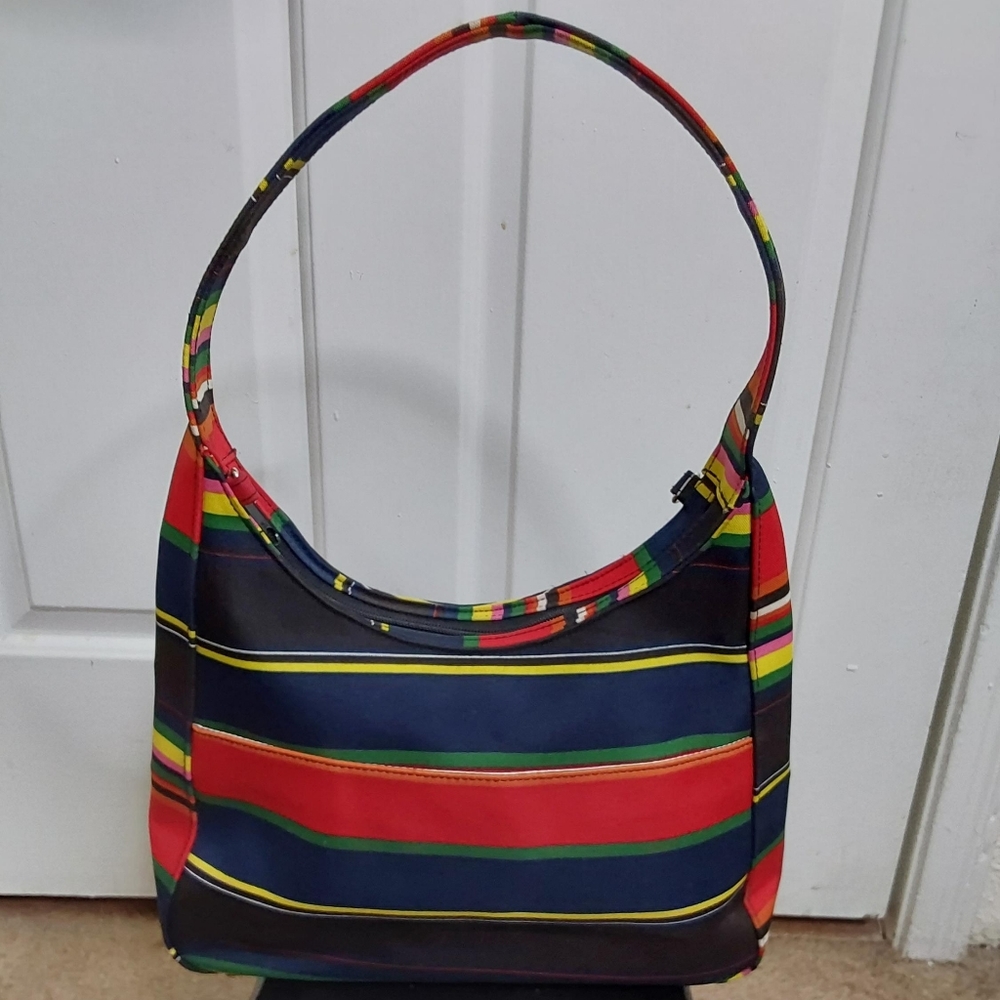 Guess multi colored handbag